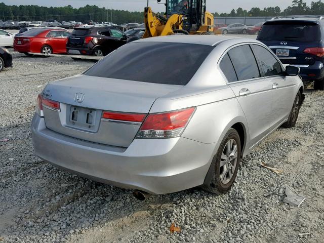 1HGCP2F46CA018419 - 2012 HONDA ACCORD LXP SILVER photo 4