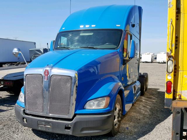 1XKFDP9X8CJ311394 - 2012 KENWORTH CONSTRUCTI BLUE photo 2