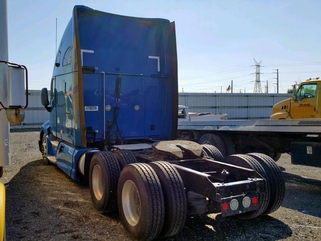 1XKFDP9X8CJ311394 - 2012 KENWORTH CONSTRUCTI BLUE photo 3