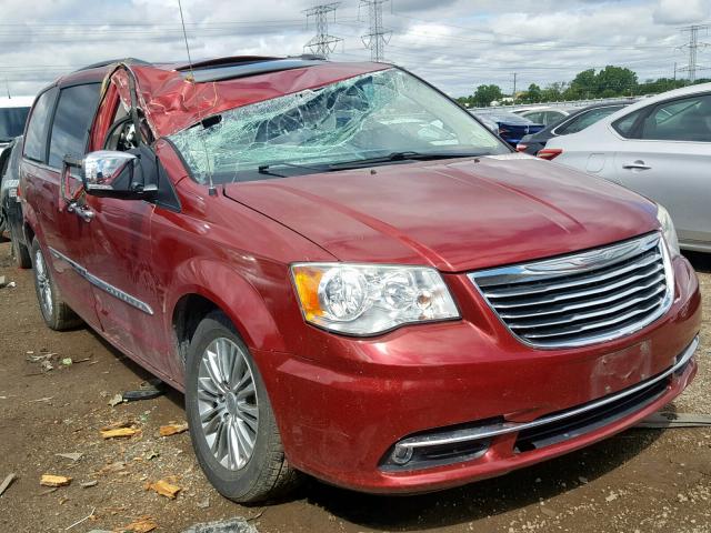 2C4RC1CG0DR565101 - 2013 CHRYSLER TOWN & COU RED photo 1