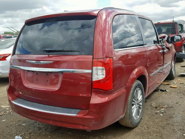 2C4RC1CG0DR565101 - 2013 CHRYSLER TOWN & COU RED photo 4