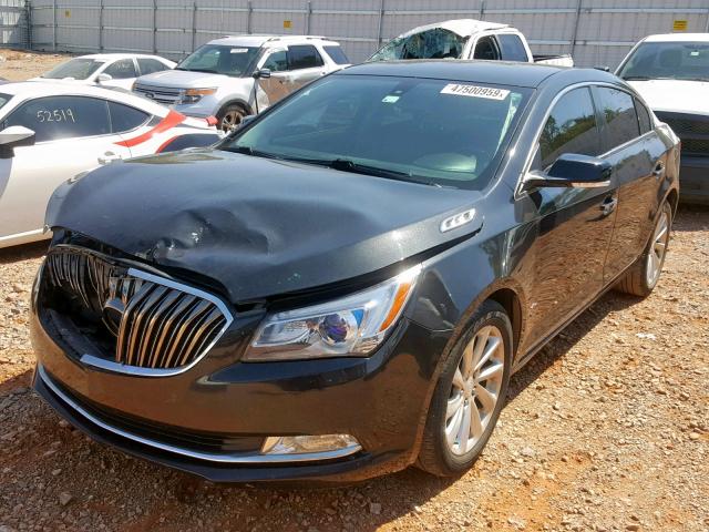 1G4GB5G39EF193447 - 2014 BUICK LACROSSE BLACK photo 2