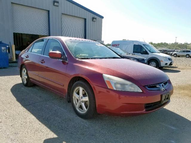 JHMCM56874C013293 - 2004 HONDA ACCORD EX RED photo 1