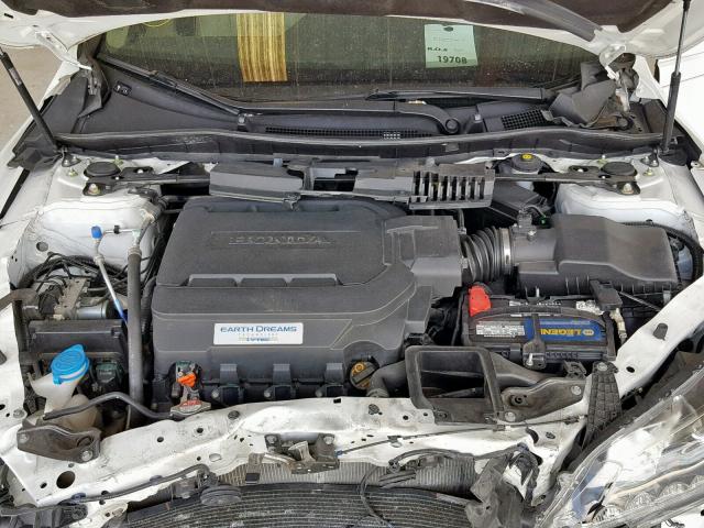 1HGCR3F85EA038053 - 2014 HONDA ACCORD EXL WHITE photo 7