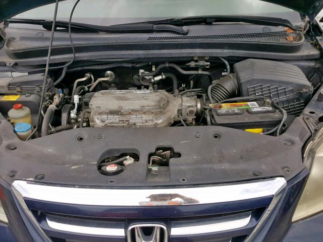 5FNRL38235B130871 - 2005 HONDA ODYSSEY LX BLUE photo 7