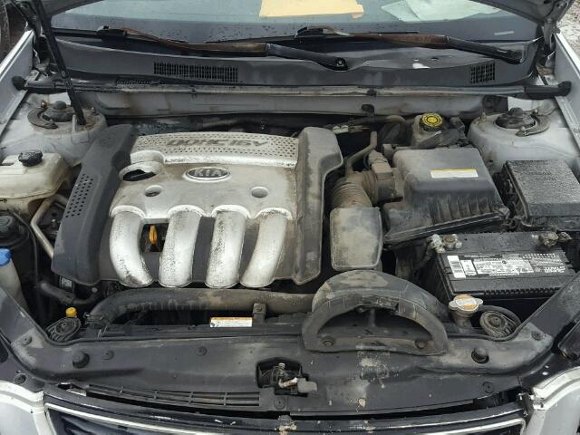 KNAGE123165047740 - 2006 KIA OPTIMA LX SILVER photo 7