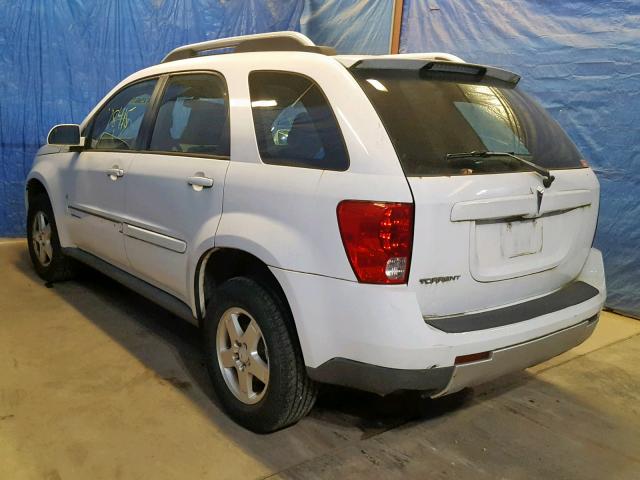 2CKDL63F766138378 - 2006 PONTIAC TORRENT WHITE photo 3