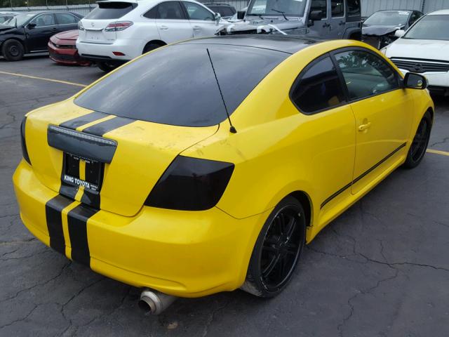 JTKDE177570147445 - 2007 TOYOTA SCION TC 黄色 照片 4