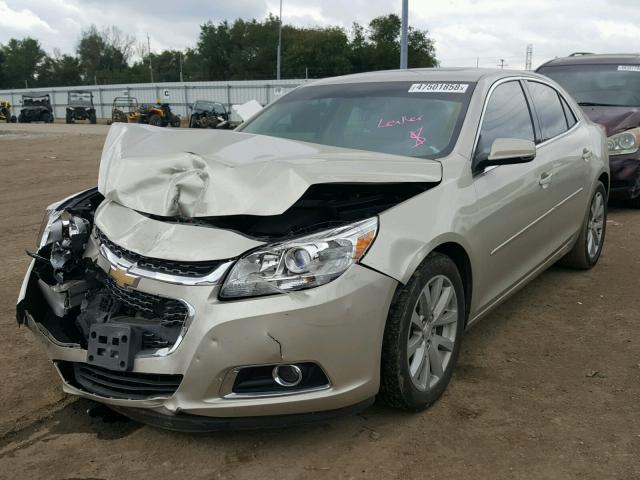 1G11E5SLXEF148115 - 2014 CHEVROLET MALIBU 2LT TAN photo 2