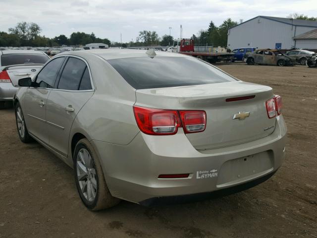 1G11E5SLXEF148115 - 2014 CHEVROLET MALIBU 2LT TAN photo 3