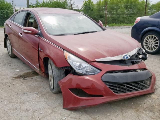 KMHEC4A46CA055259 - 2012 HYUNDAI SONATA HYB RED photo 1