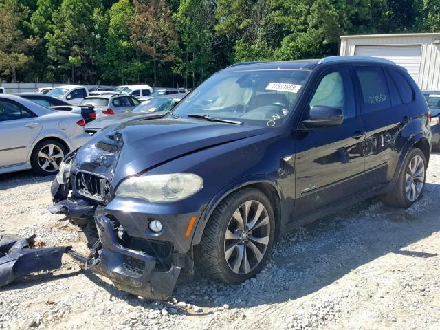 5UXFE8C56AL312078 - 2010 BMW X5 XDRIVE4 BLACK photo 2