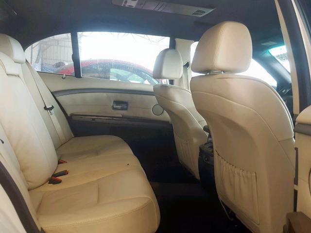 WBAGN63535DS60447 - 2005 BMW 745 LI WHITE photo 6