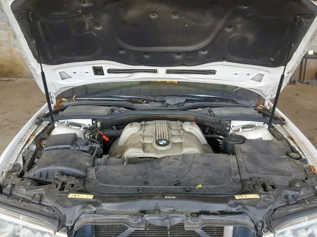 WBAGN63535DS60447 - 2005 BMW 745 LI WHITE photo 7