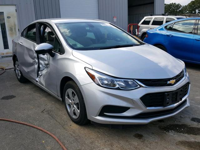 1G1BC5SM6H7147318 - 2017 CHEVROLET CRUZE LS SILVER photo 1