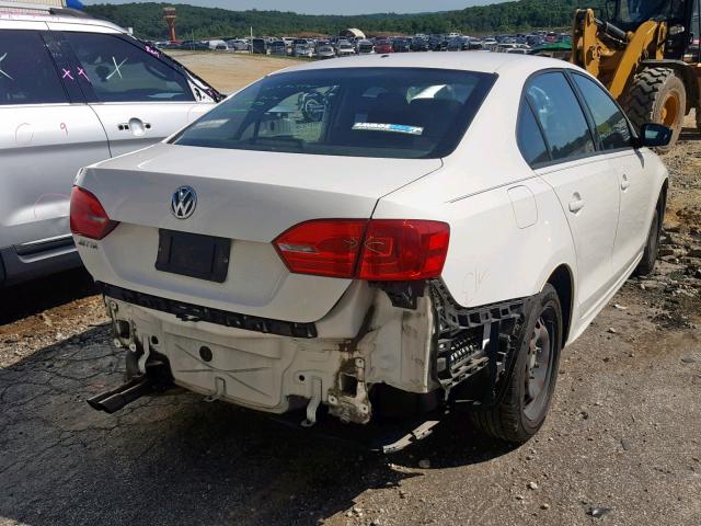 3VW2K7AJXCM335798 - 2012 VOLKSWAGEN JETTA BASE 白色 照片 4