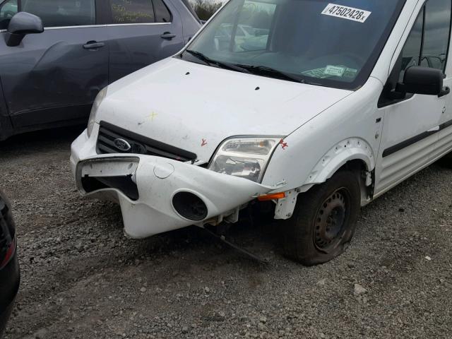 NM0LS7BN9DT164230 - 2013 FORD TRANSIT CO WHITE photo 9