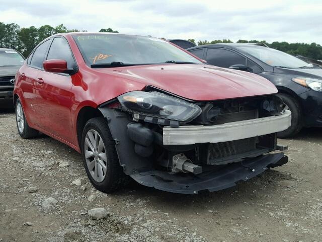 1C3CDFBB6ED860881 - 2014 DODGE DART SXT RED photo 1