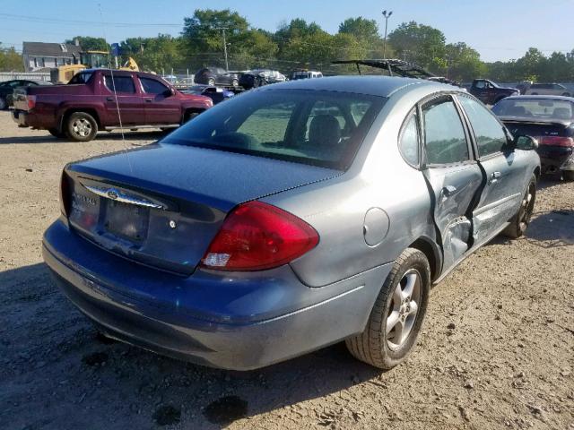 1FAHP55U81G112003 - 2001 FORD TAURUS SES GRAY photo 4