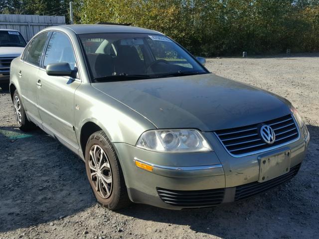 WVWMD63B73P205980 - 2003 VOLKSWAGEN PASSAT GL GREEN photo 1