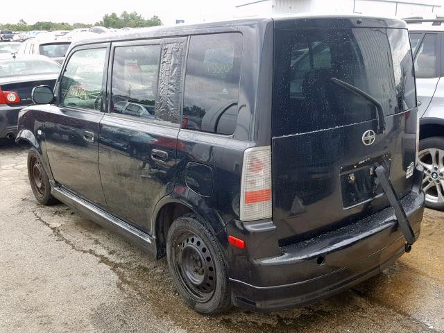 JTLKT324854005467 - 2005 TOYOTA SCION XB 黑色 照片 3
