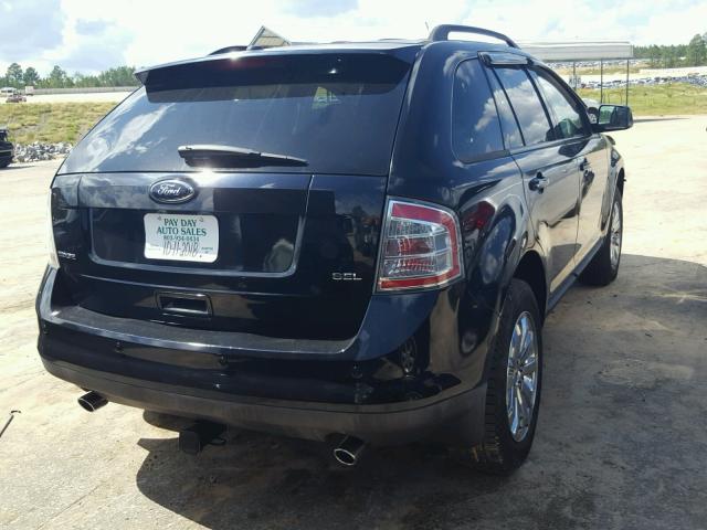 2FMDK38C09BA56541 - 2009 FORD EDGE SEL BLACK photo 4