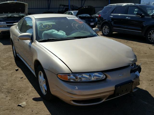 1G3NL12T81C156443 - 2001 OLDSMOBILE ALERO GL GOLD photo 1