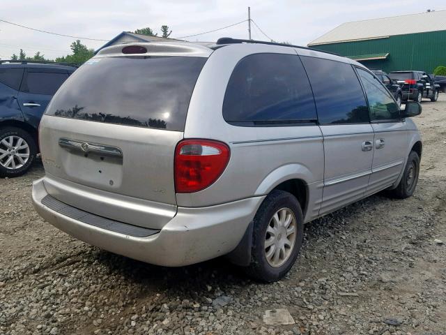 2C4GP54L03R200771 - 2003 CHRYSLER TOWN & COU SILVER photo 4