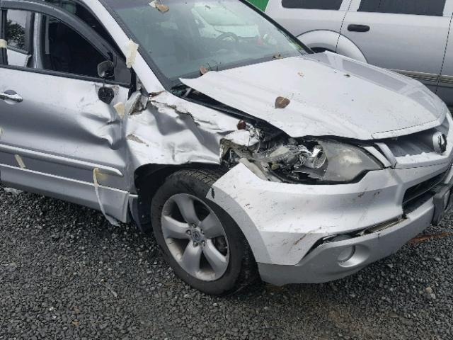 5J8TB18547A018410 - 2007 ACURA RDX TECHNO SILVER photo 9