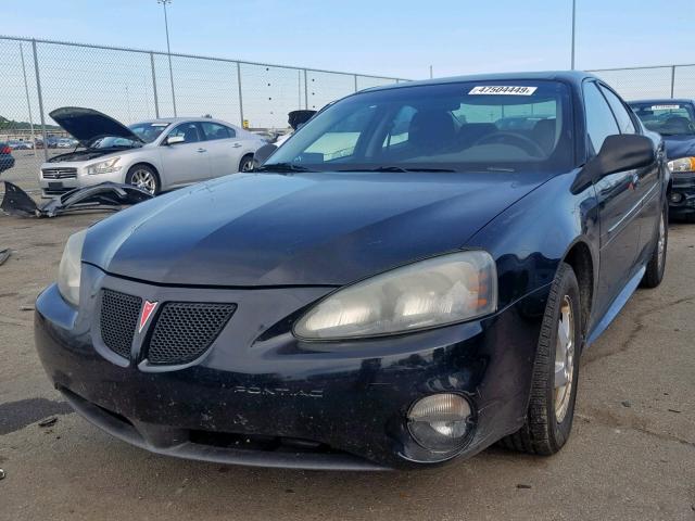 2G2WS522X41125182 - 2004 PONTIAC GRAND PRIX BLACK photo 2