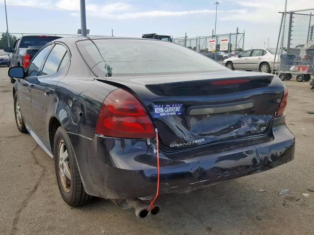 2G2WS522X41125182 - 2004 PONTIAC GRAND PRIX BLACK photo 3