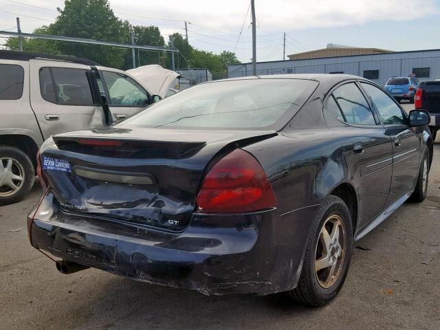 2G2WS522X41125182 - 2004 PONTIAC GRAND PRIX BLACK photo 4