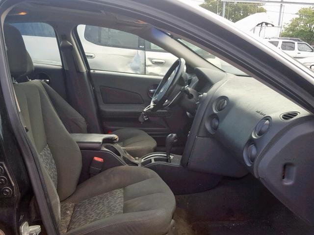 2G2WS522X41125182 - 2004 PONTIAC GRAND PRIX BLACK photo 5