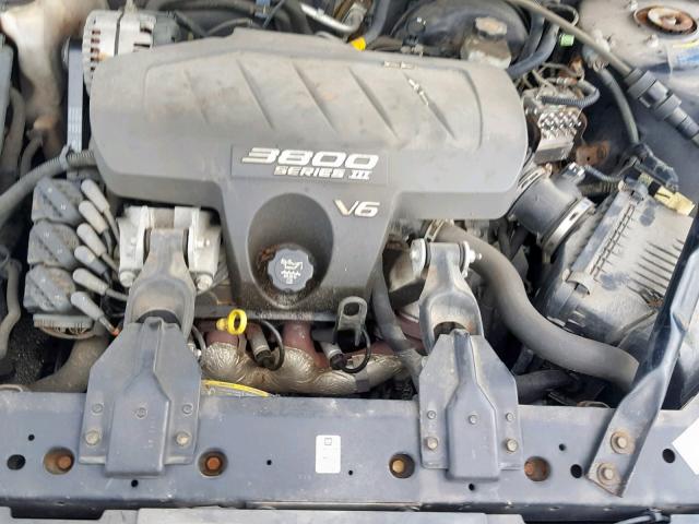 2G2WS522X41125182 - 2004 PONTIAC GRAND PRIX BLACK photo 7