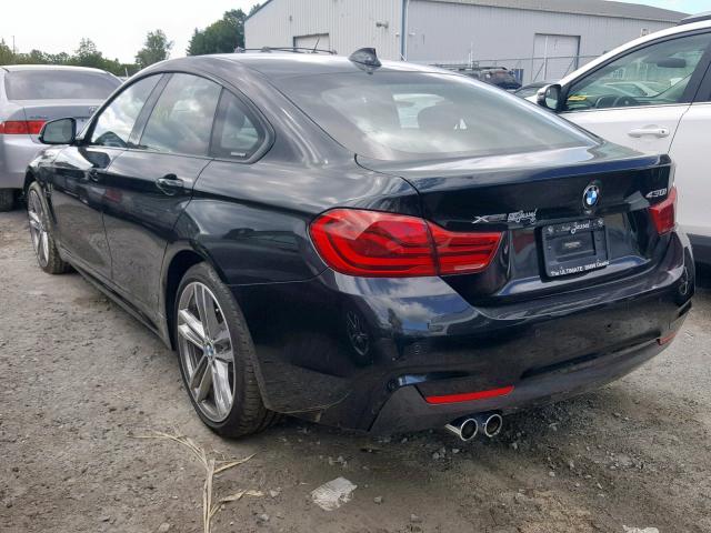 WBA4J3C54JBG96830 - 2018 BMW 430XI GRAN BLACK photo 3