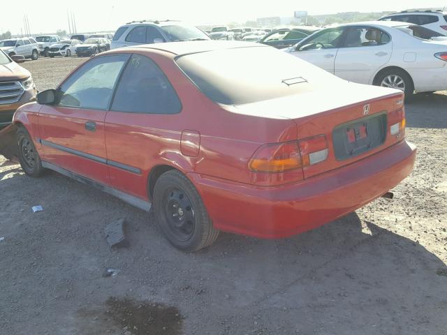 1HGEJ7220VL128661 - 1997 HONDA CIVIC HX RED photo 3