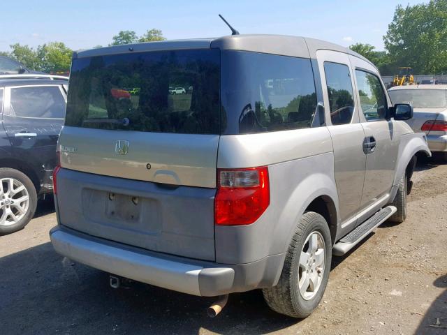 5J6YH28614L038190 - 2004 HONDA ELEMENT EX TAN photo 4