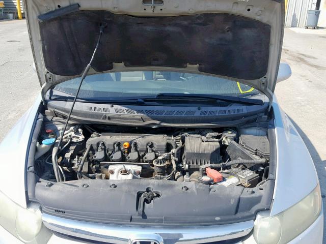 1HGFA16846L127207 - 2006 HONDA CIVIC EX SILVER photo 7