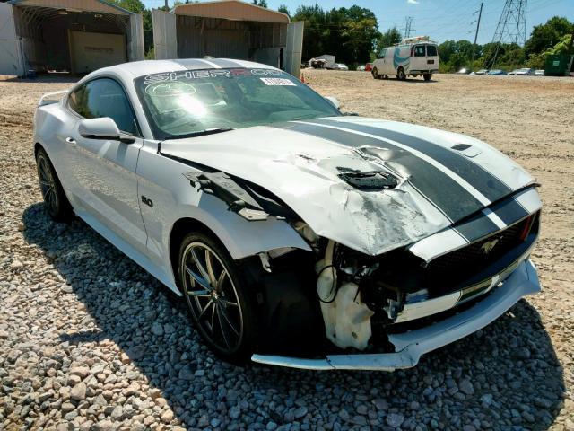 1FA6P8CFXK5102485 - 2019 FORD MUSTANG GT WHITE photo 1