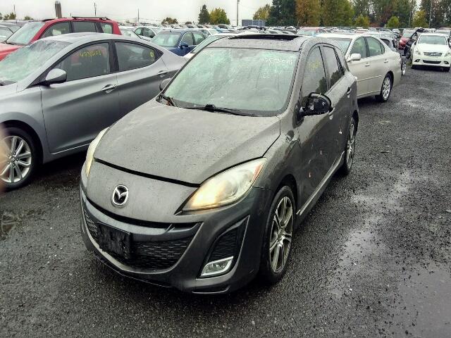 JM1BL1H5XA1111026 - 2010 MAZDA 3 S CHARCOAL photo 2