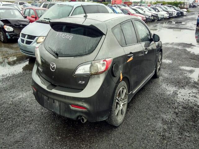 JM1BL1H5XA1111026 - 2010 MAZDA 3 S CHARCOAL photo 4