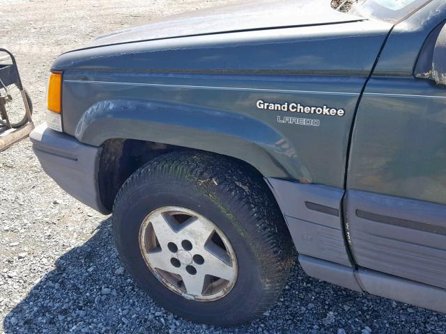 1J4GZ58S9RC328000 - 1994 JEEP GRAND CHER GREEN photo 9