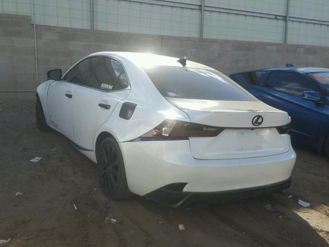 JTHBF1D27E5018125 - 2014 LEXUS IS 250 WHITE photo 3