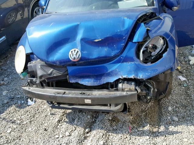 3VWPF31Y28M404586 - 2008 VOLKSWAGEN NEW BEETLE ლურჯი ფოტო 7