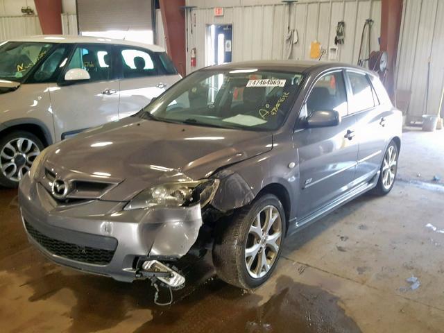 JM1BK343091221663 - 2009 MAZDA 3 S GRAY photo 2