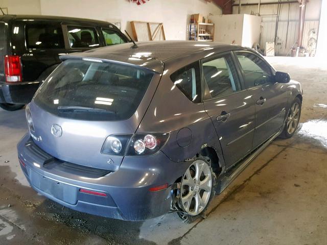 JM1BK343091221663 - 2009 MAZDA 3 S GRAY photo 4