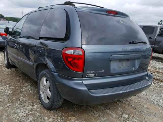 1D4GP45R57B109192 - 2007 DODGE CARAVAN SX GRAY photo 3