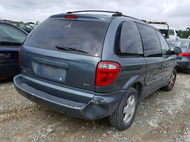 1D4GP45R57B109192 - 2007 DODGE CARAVAN SX GRAY photo 4