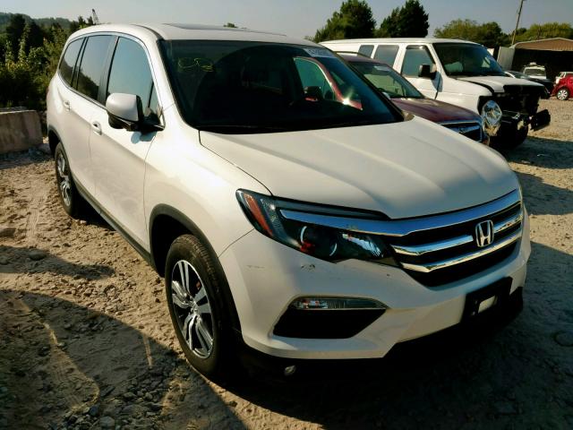 5FNYF5H72HB040366 - 2017 HONDA PILOT EXLN WHITE photo 1