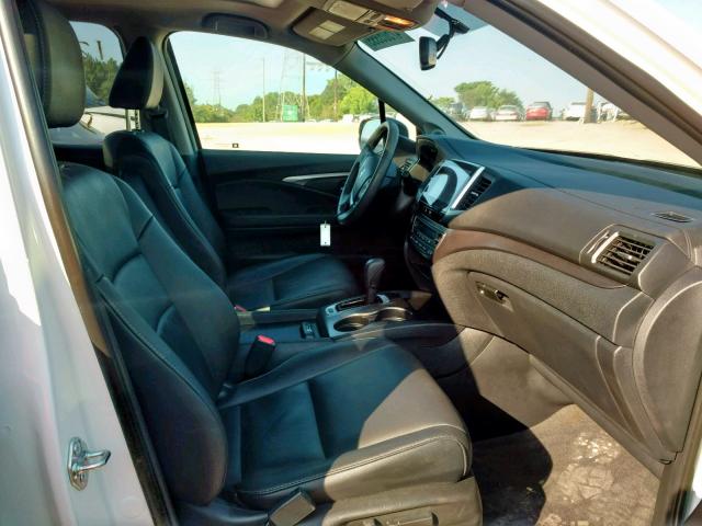 5FNYF5H72HB040366 - 2017 HONDA PILOT EXLN WHITE photo 5